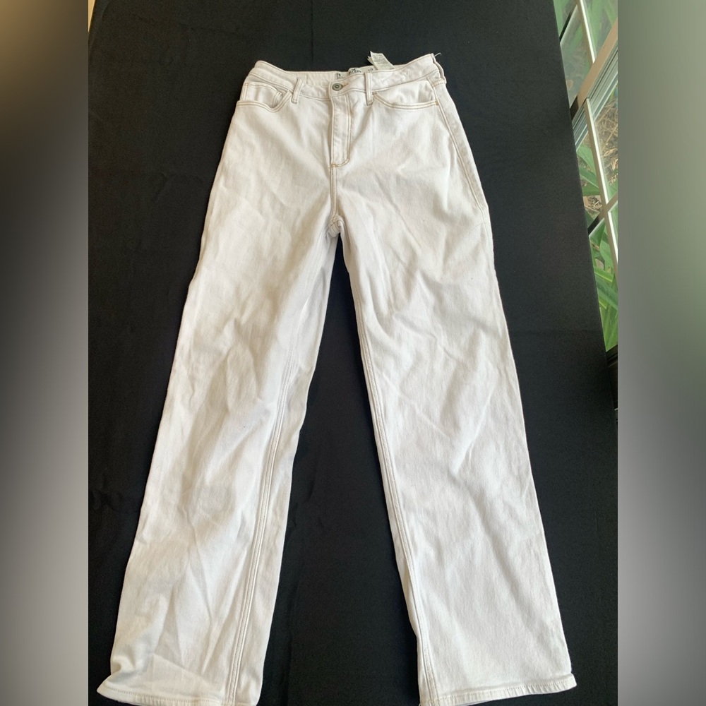 Hollister white denim jeans women